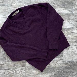 Vintage LLBEAN purple wool sweater